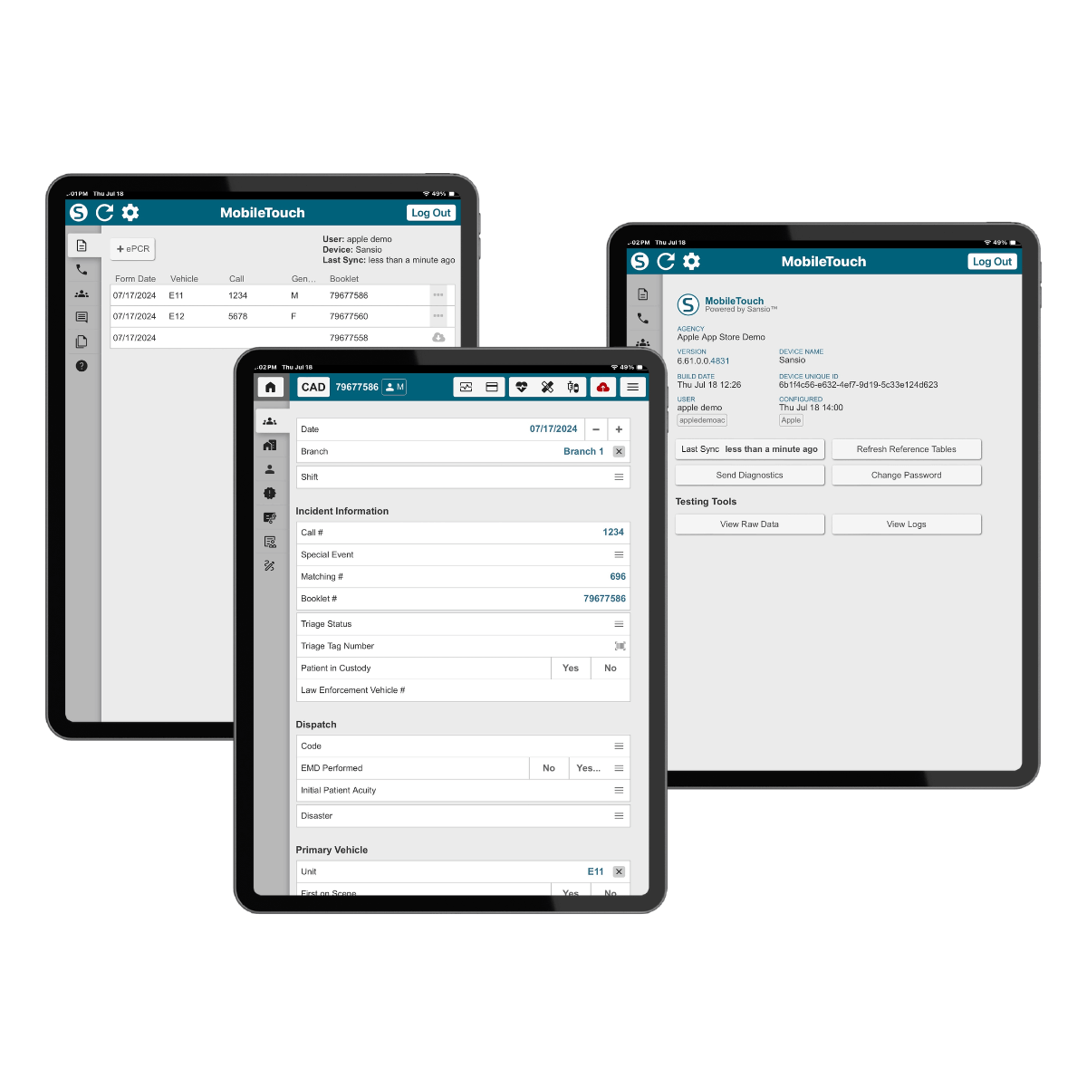 MobileTouch iPad Examples